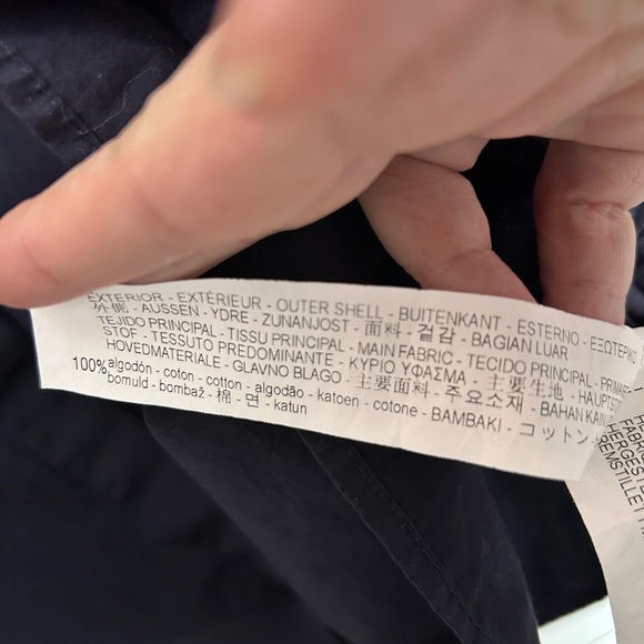 Zara floral embroidery dark blue tunic mini dress, S, statement ballon sleeves - Picture 9 of 9